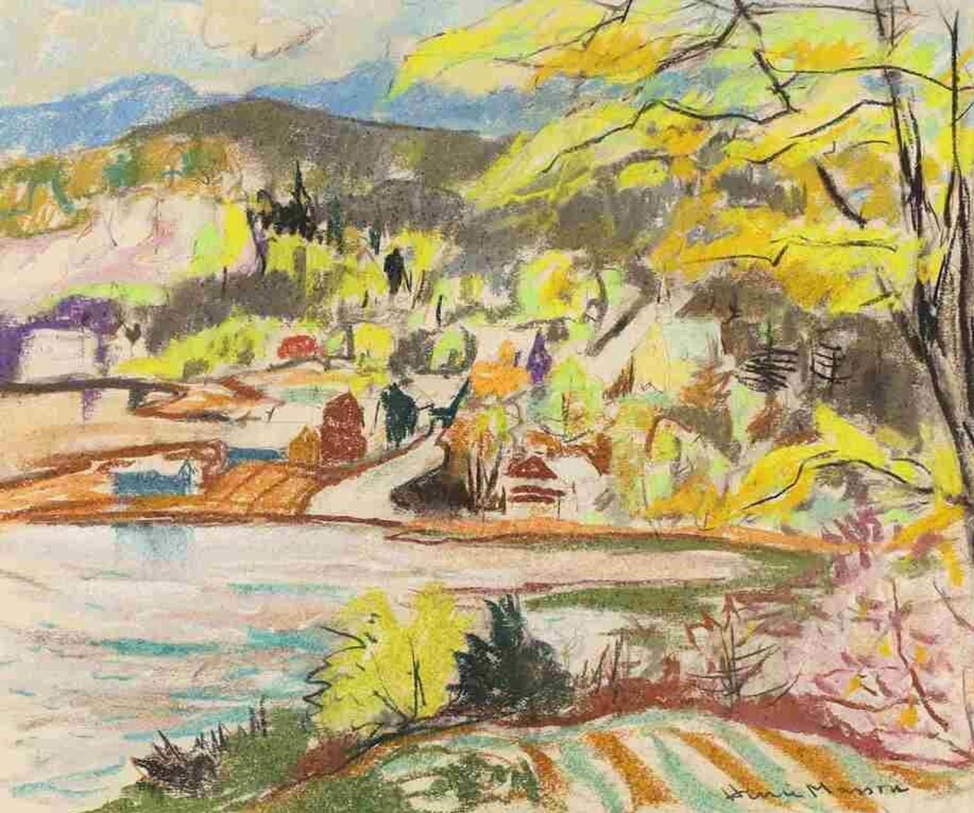 Henri Leopold Masson (1907-1996) - Spring, Farm Point; 1980