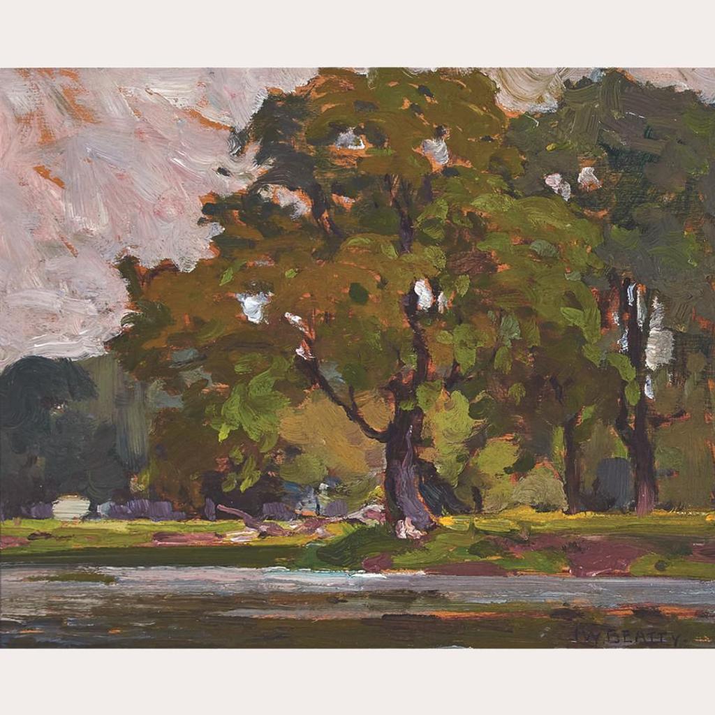 John William (J.W.) Beatty (1869-1941) - Landscape With River, Summer