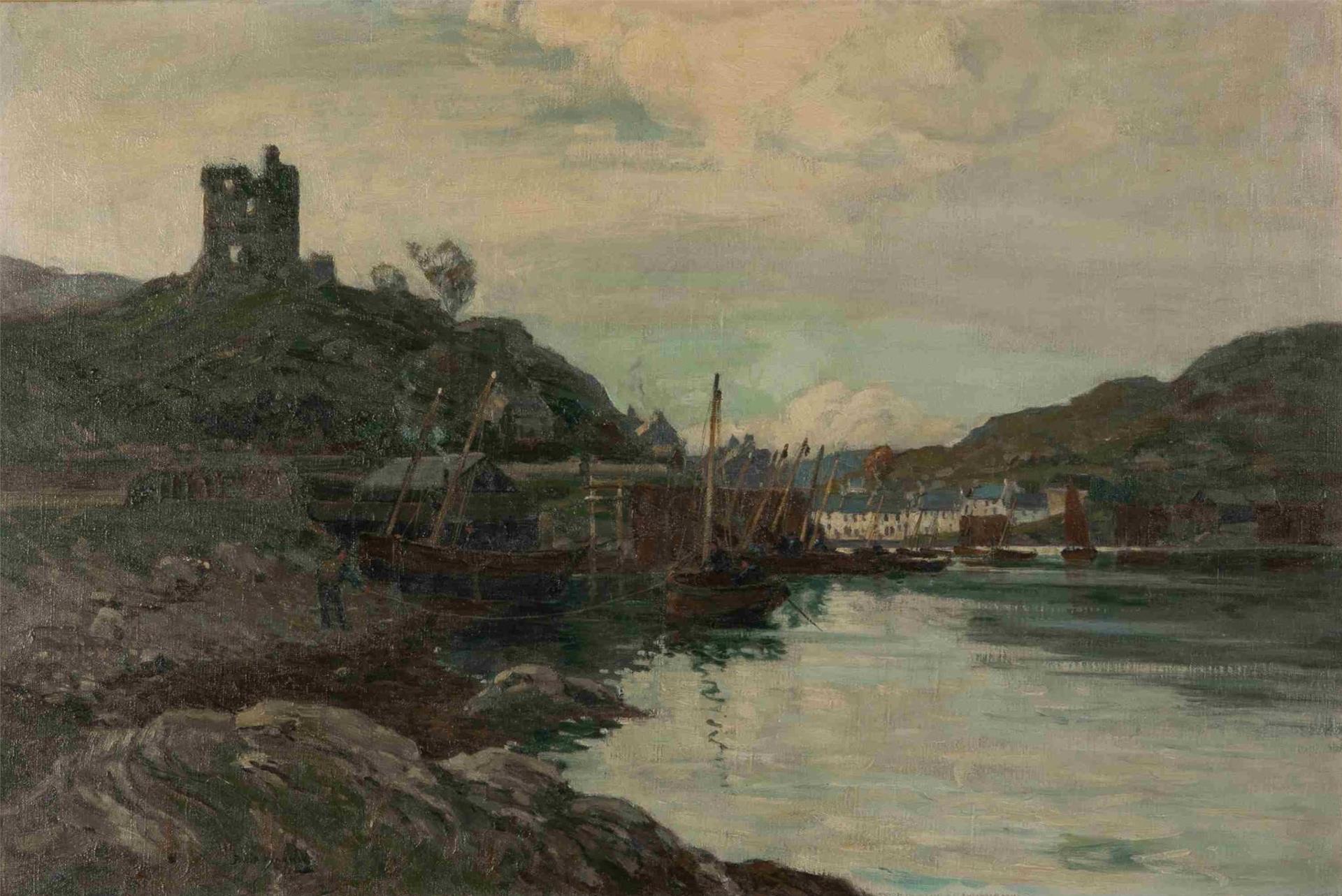 David McLeod Martin (1887-1935) - Fishing Cove