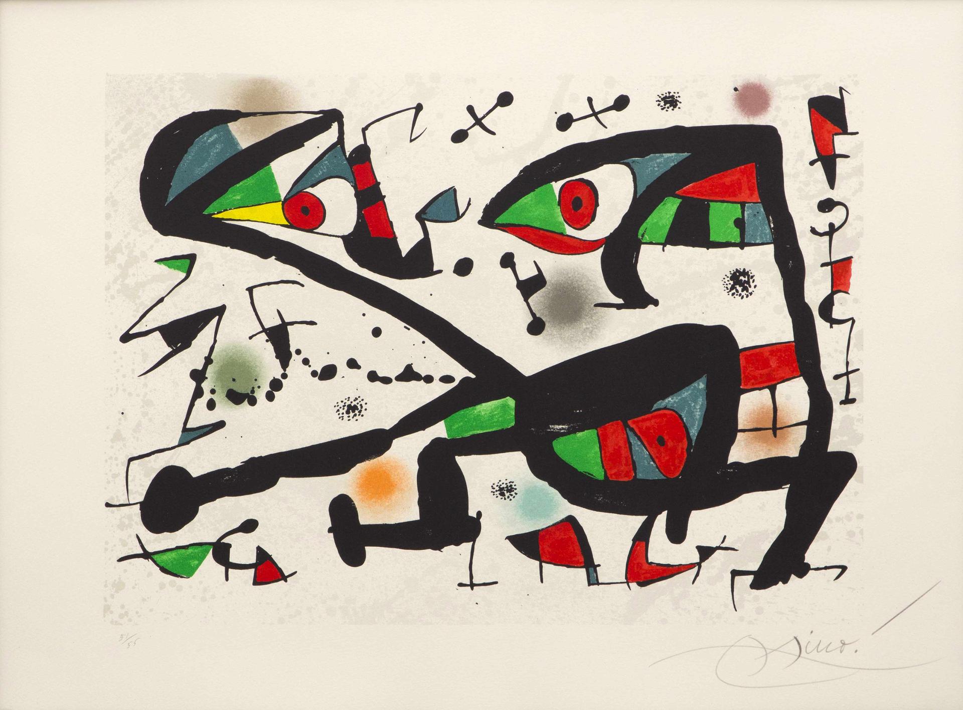 Joan Miró (1893-1983) - Signes de l'air, 1976