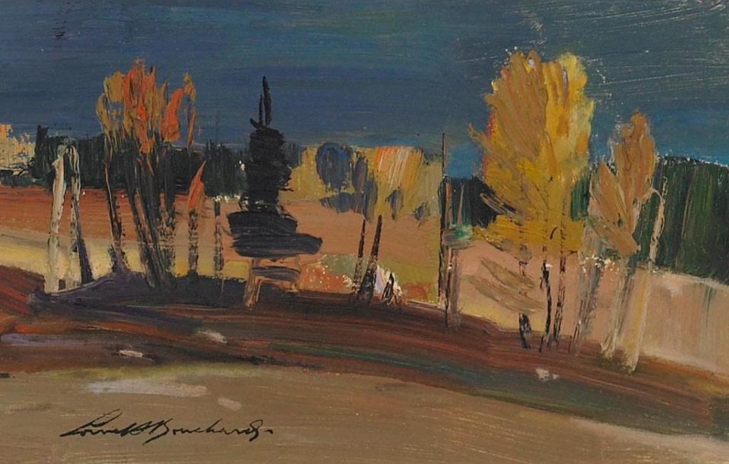 George Lorne Holland Bouchard (1913-1978) - October, Sketch Near St. Simeon-P.Q., Lower St. Lawrence