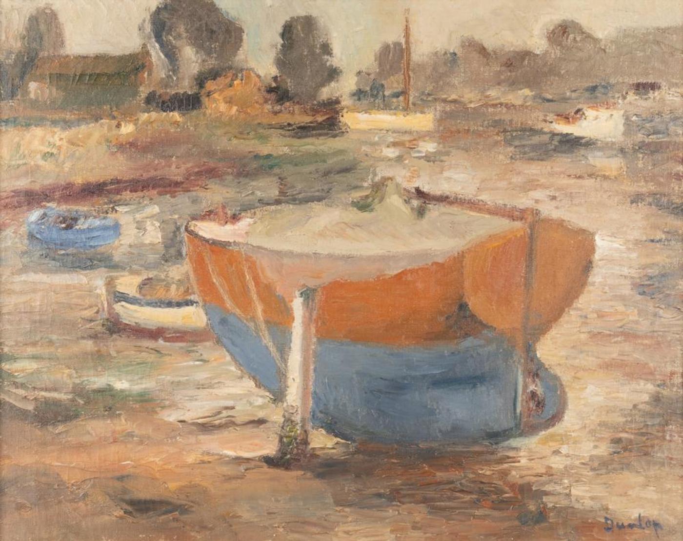 Ronald Ossory Dunlop (1894-1973) - The Blue and Red Boat