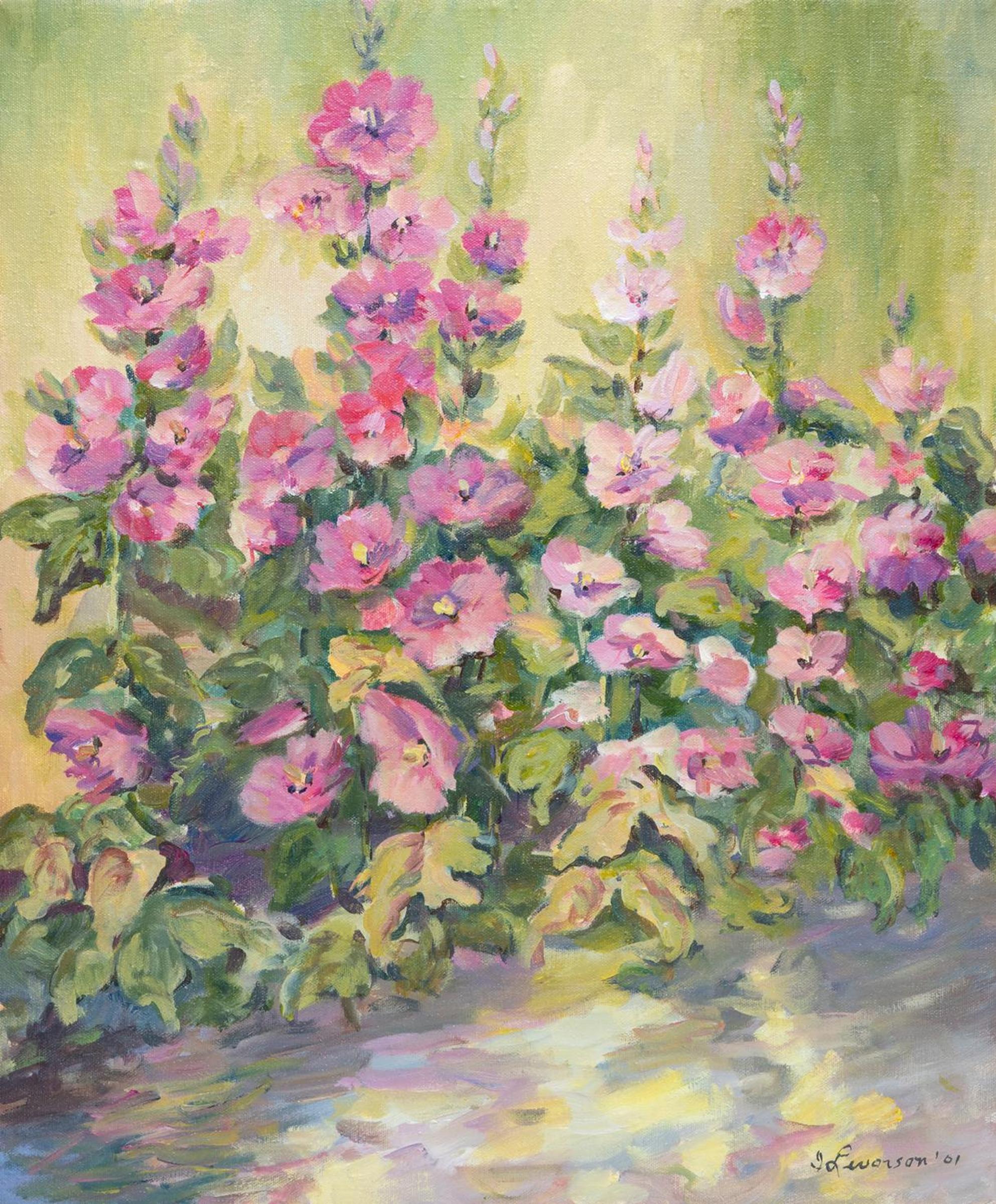 Ingrid Levorson - Hollyhocks