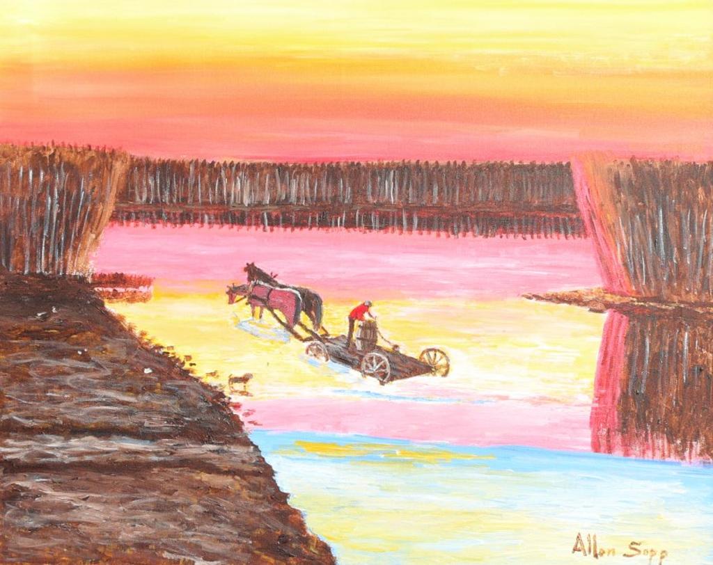 Allen Fredrick Sapp (1929-2015) - Heading Home At Sunset