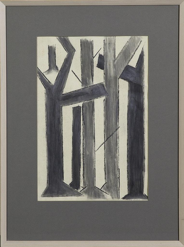 Irene Blum (1948-2009) - Untitled - Untitled (Stylized Trees)