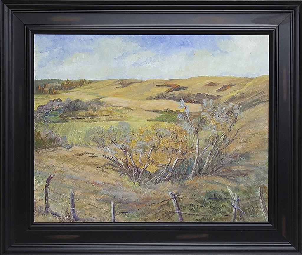 Dorothy Martin (1909-1984) - Untitled - Prairie Coulee