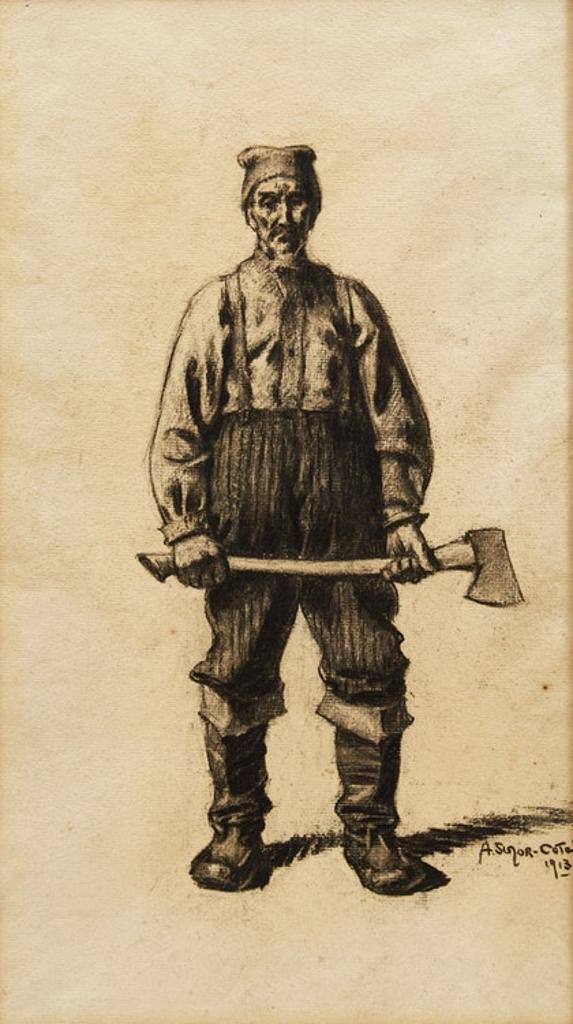 Marc-Aurèle de Foy Suzor-Coté (1869-1937) - Old Wood Cutter