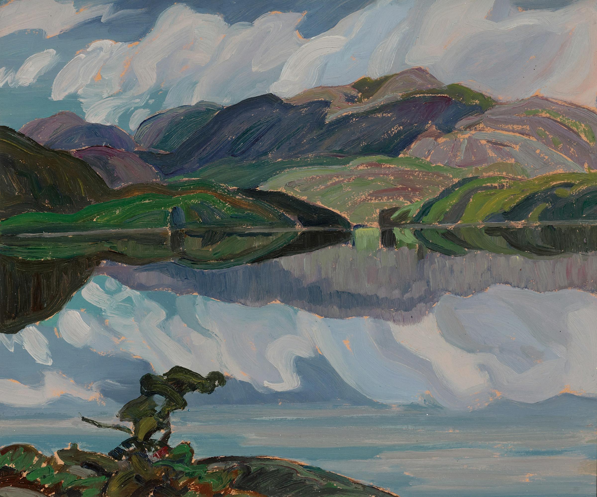 Franklin H. Carmichael (1898-1992) - Reflections, La Cloche Hills