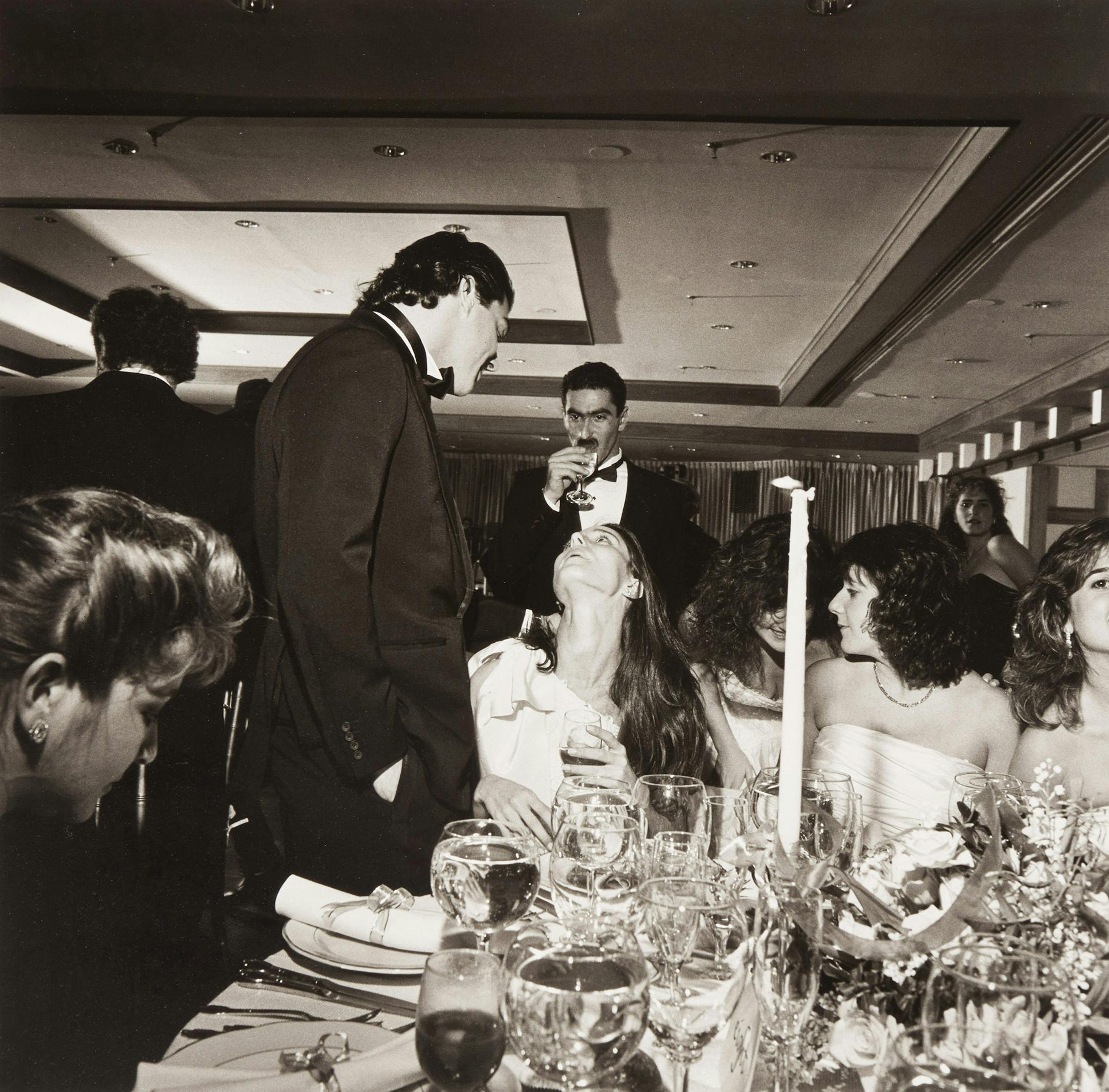 Larry Fink (1941-2023) - Wedding, Long Central Neck, N.Y.C., December 1988