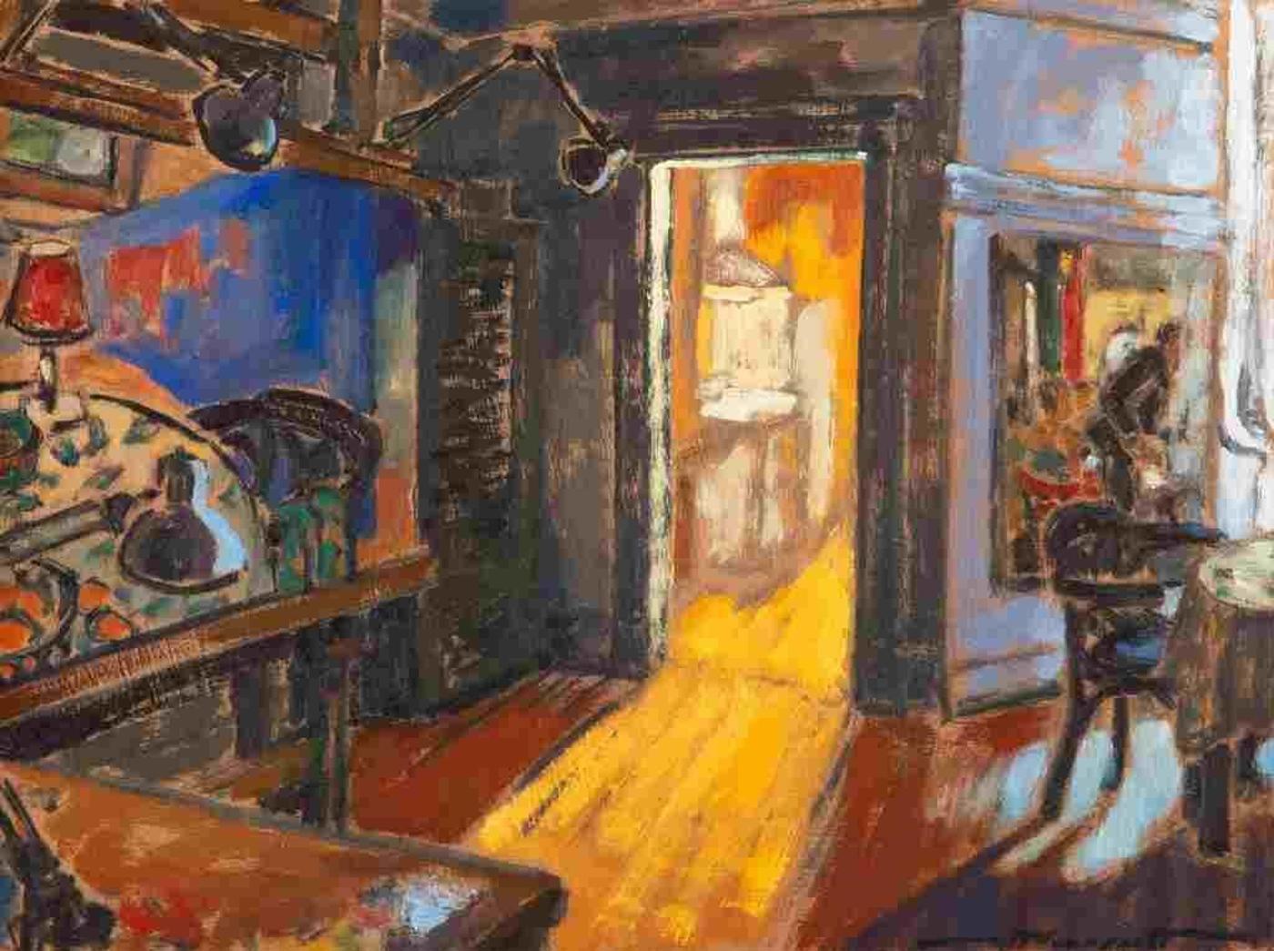 Jeannette Perreault (1958) - Atelier, nuit