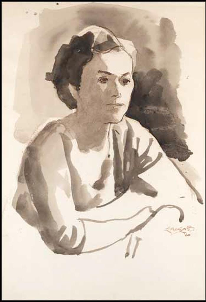 Edwin Headley Holgate (1892-1977) - Portrait Study