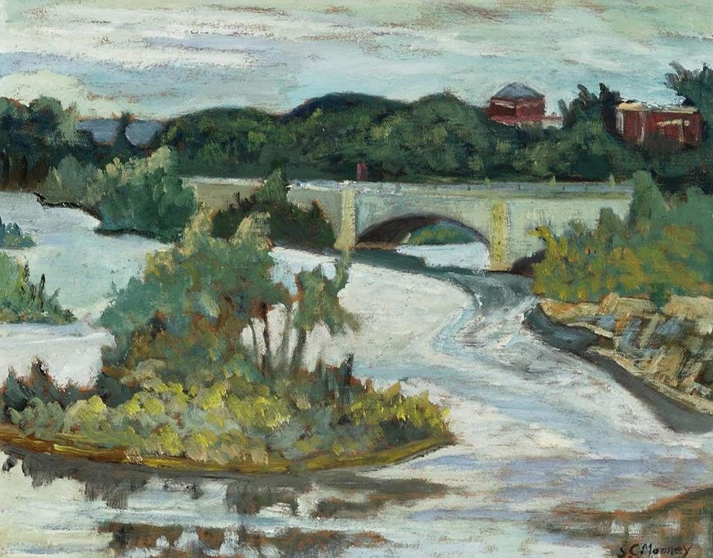 Sidney Charles Mooney (1927-1992) - Le Mieux Island Bridge /87