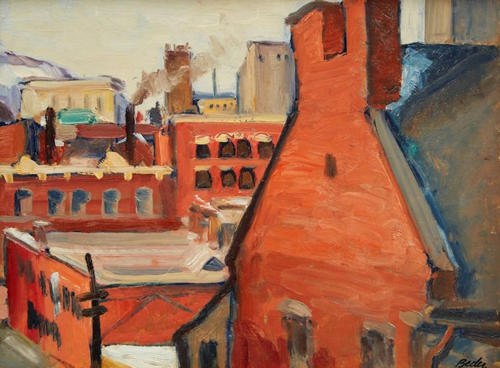 Jack Beder (1910-1987) - Downtown Buildings