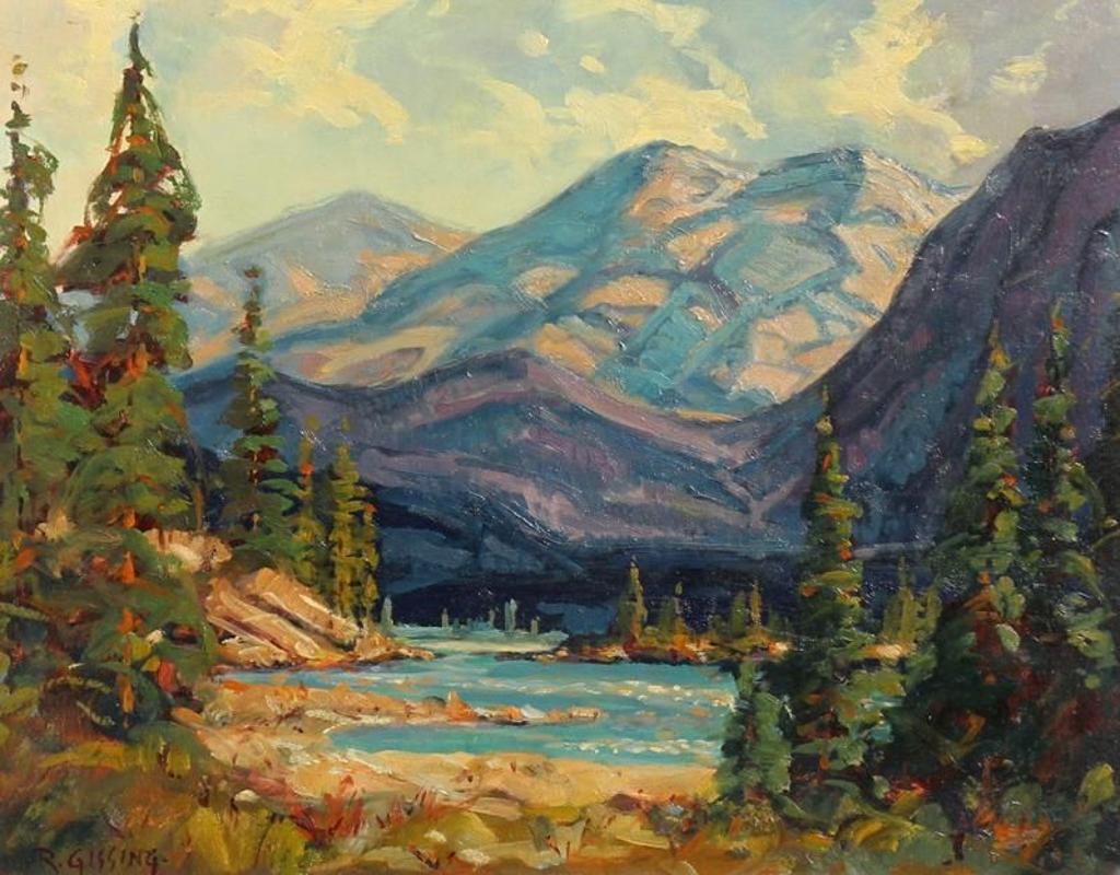 Roland Gissing (1895-1967) - Bow River, Alberta