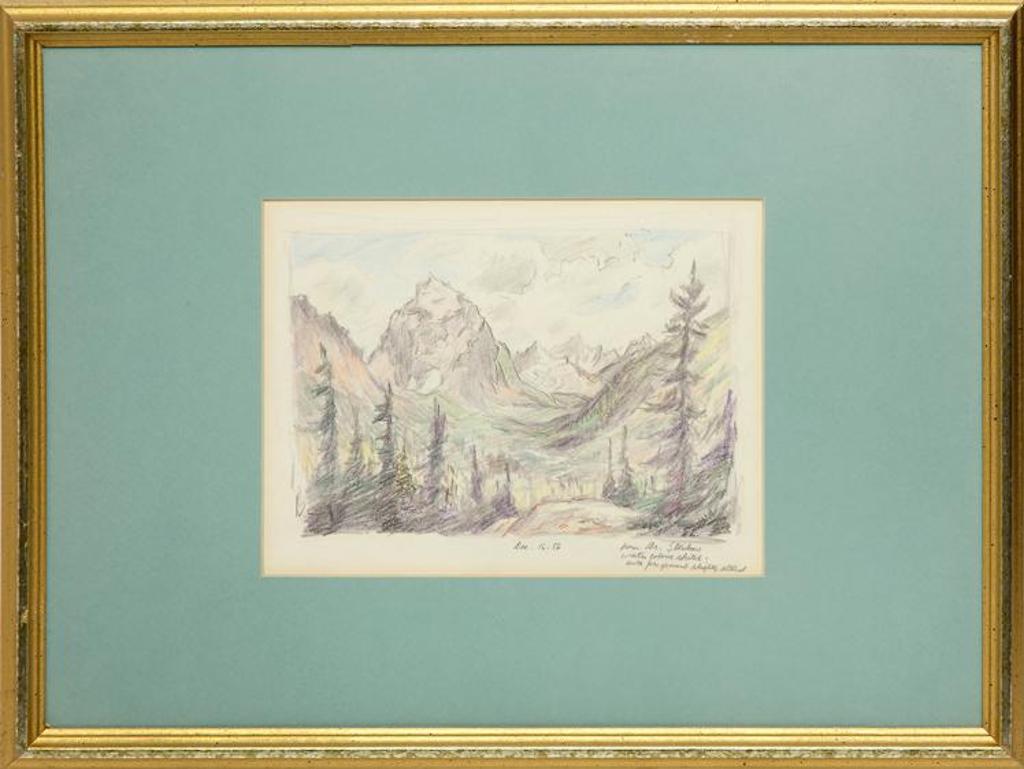 Ernest (Ernie) Luthi (1906-1983) - Untitled - Mountains