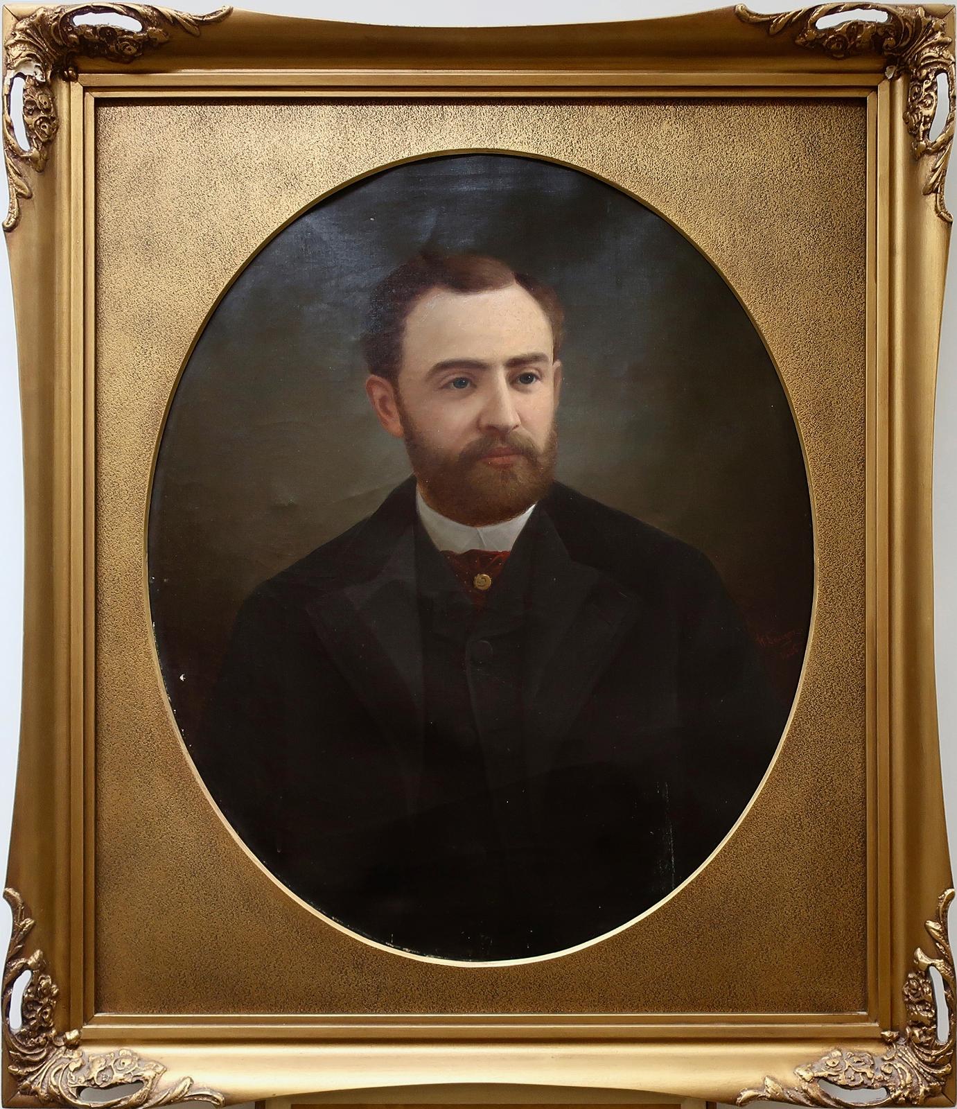 William Sawyer (1820-1889) - Portrait Of John Mcmahon (B. Kingston, 1856)