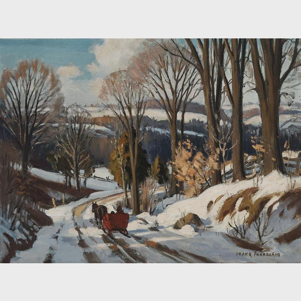 Frank Shirley Panabaker (1904-1992) - The Red Sleigh