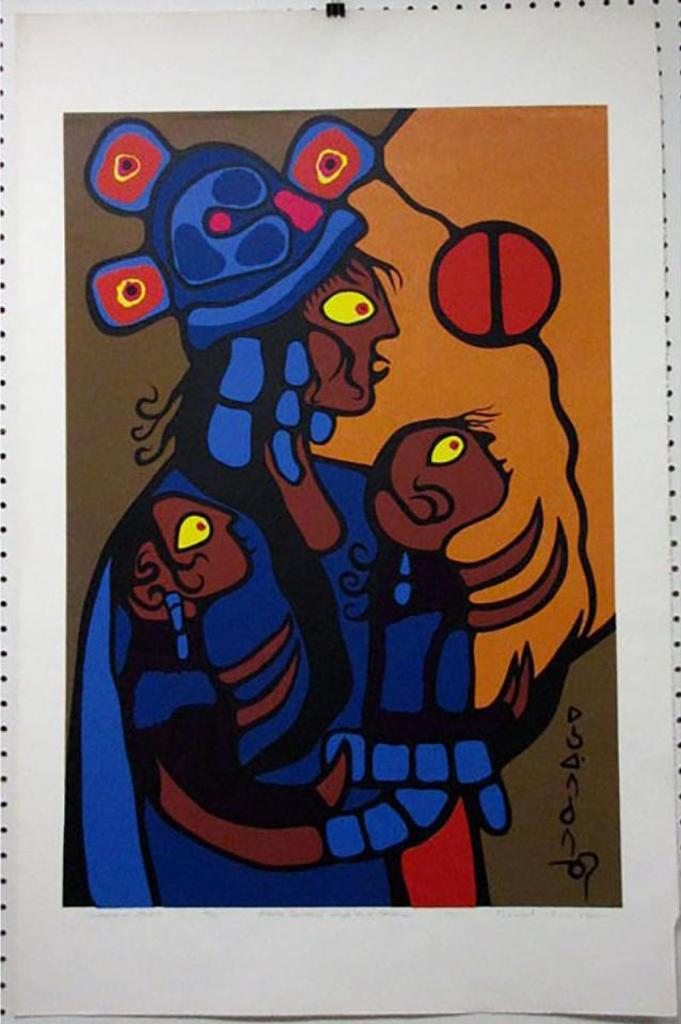 Norval H. Morrisseau (1931-2007) - Aritst’S Spiritual Wife And Children