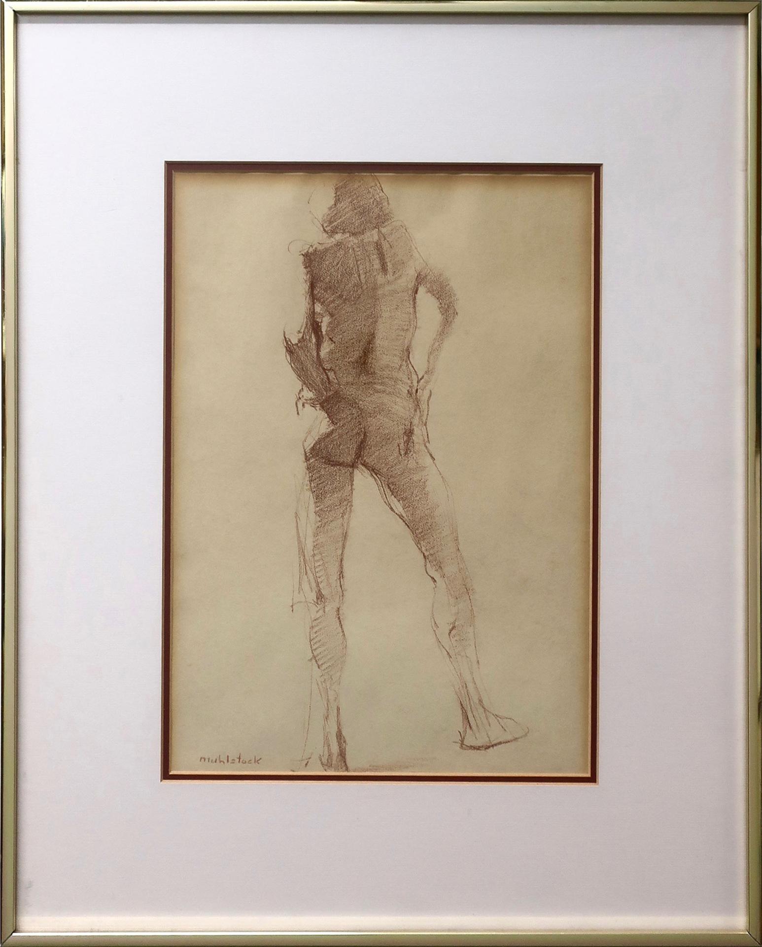 Louis Muhlstock (1904-2001) - Standing Nude