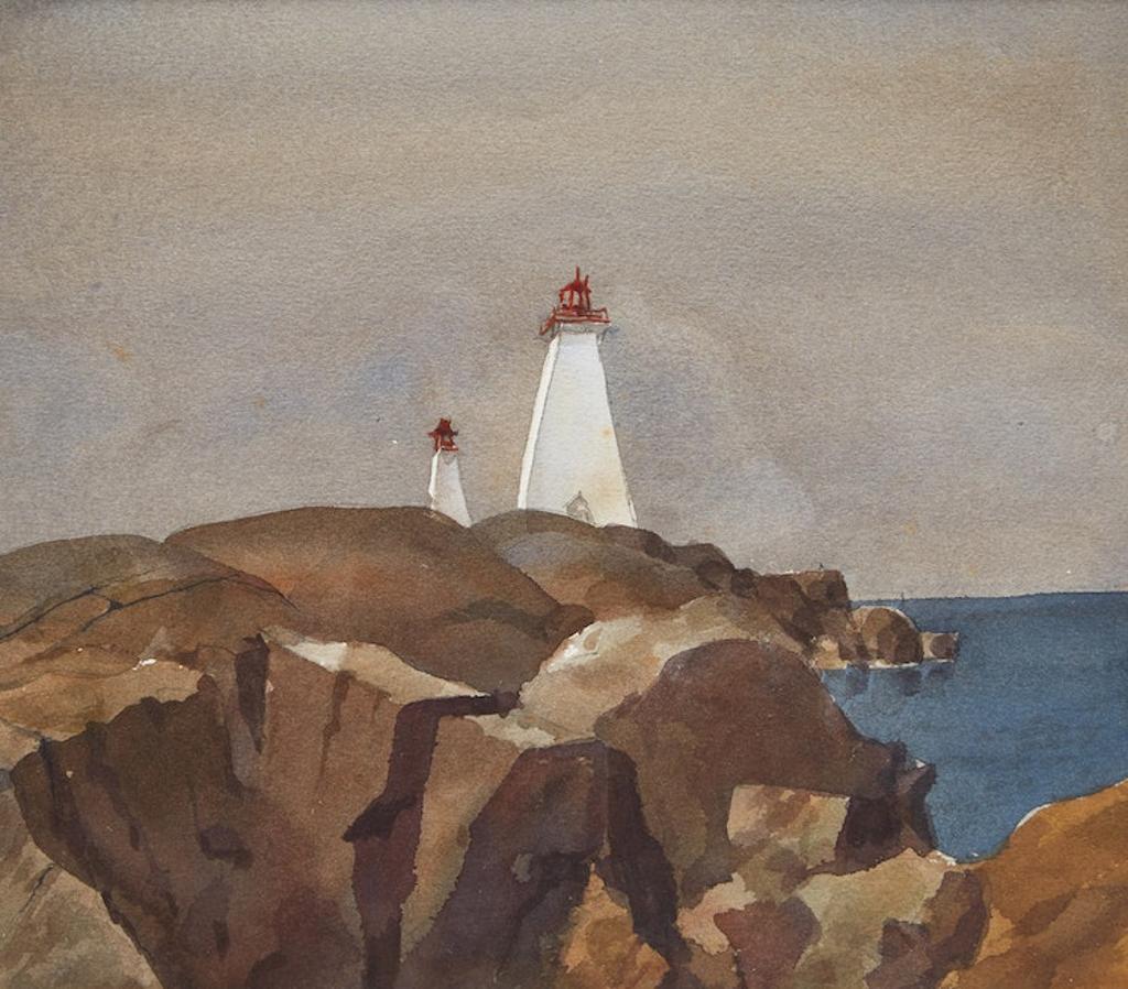 Walter Hawley Yarwood (1917-1996) - The Bustard Island Light