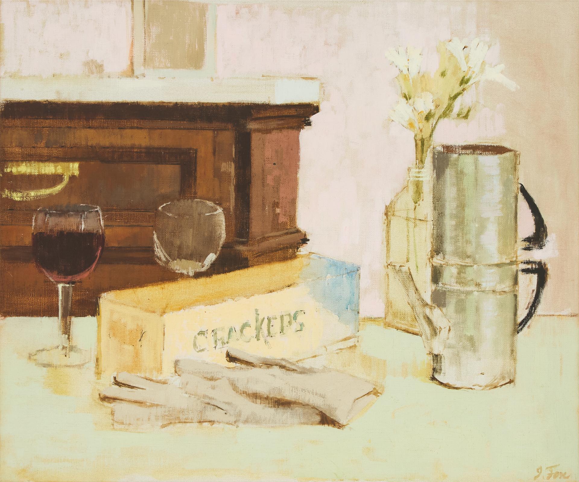 John Richard Fox (1927-2008) - Still Life With Gloves And Coffee Pot