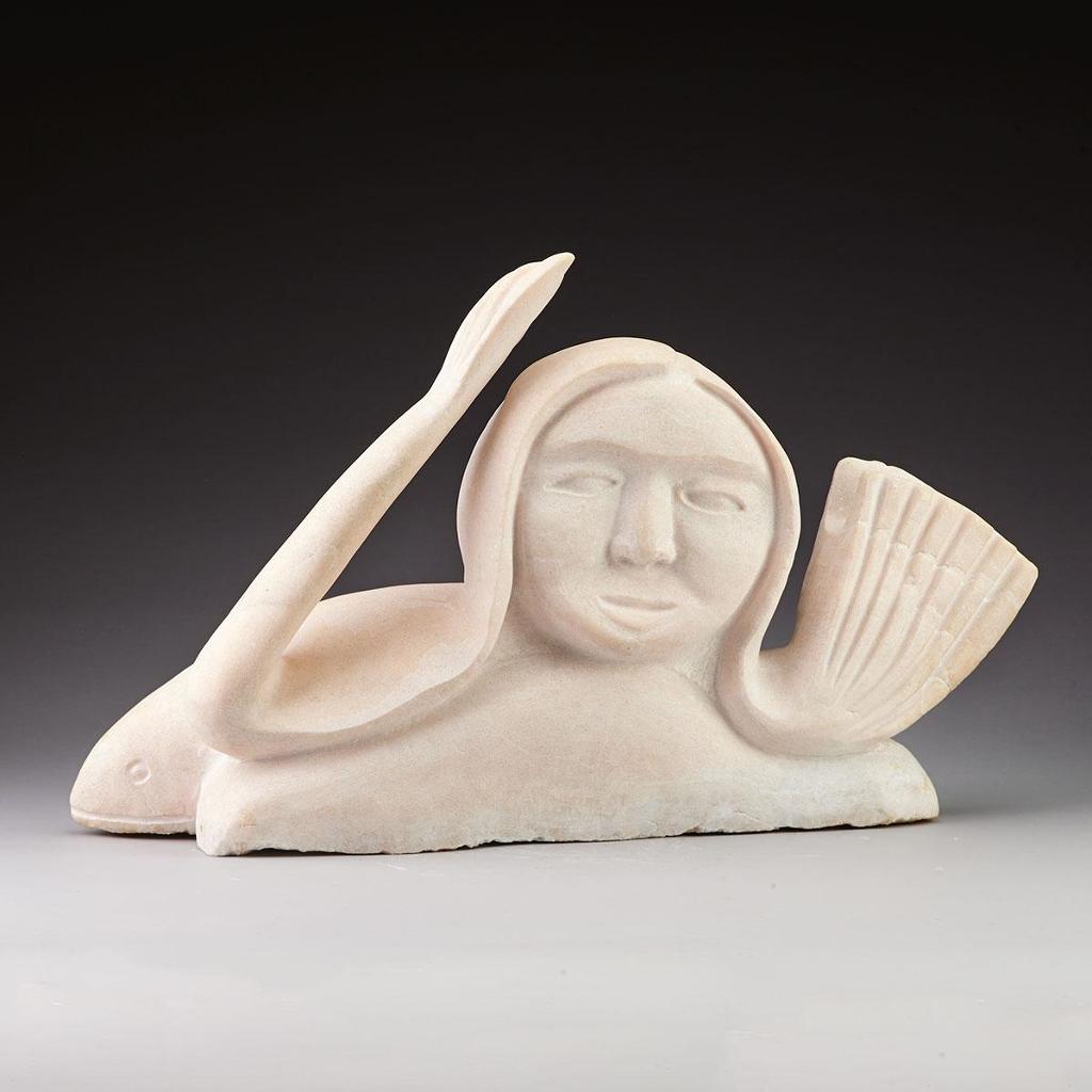 Mayureak Ashoona (1946) - Sedna And Fish