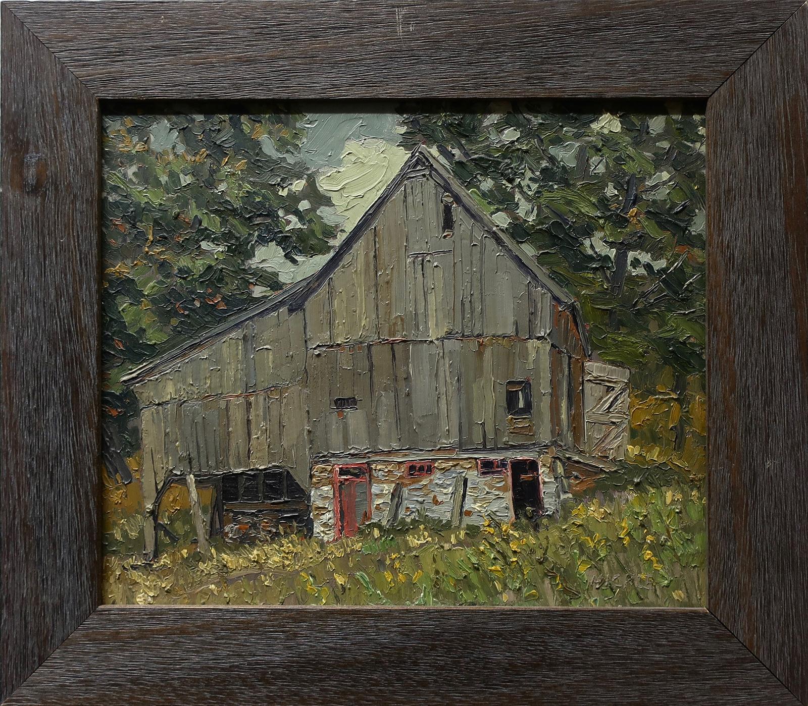 Lawrence Nickle (1931-2014) - Kaye's Farm - Barn Near Golden Beach Road, Muskoka, Ont.