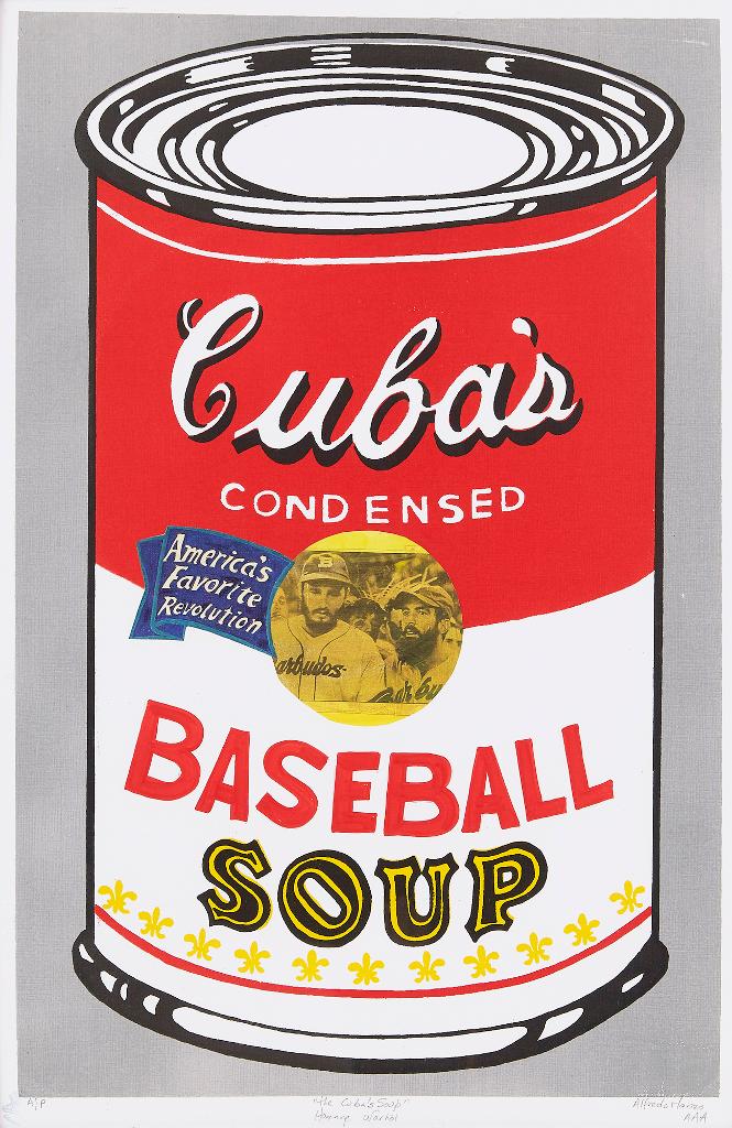 Cuba's Soup (Homage Warhol) by artist Alfredo Manzo Cedeno