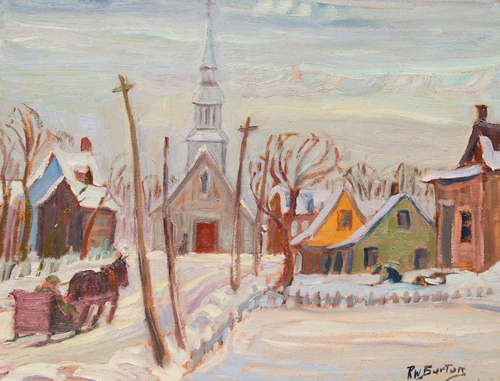 Ralph Wallace Burton (1905-1983) - Village in Winter