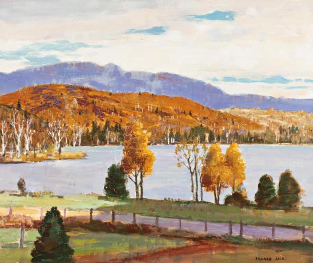 Richard Jack (1866-1952) - Lakeside Drive, Autumn