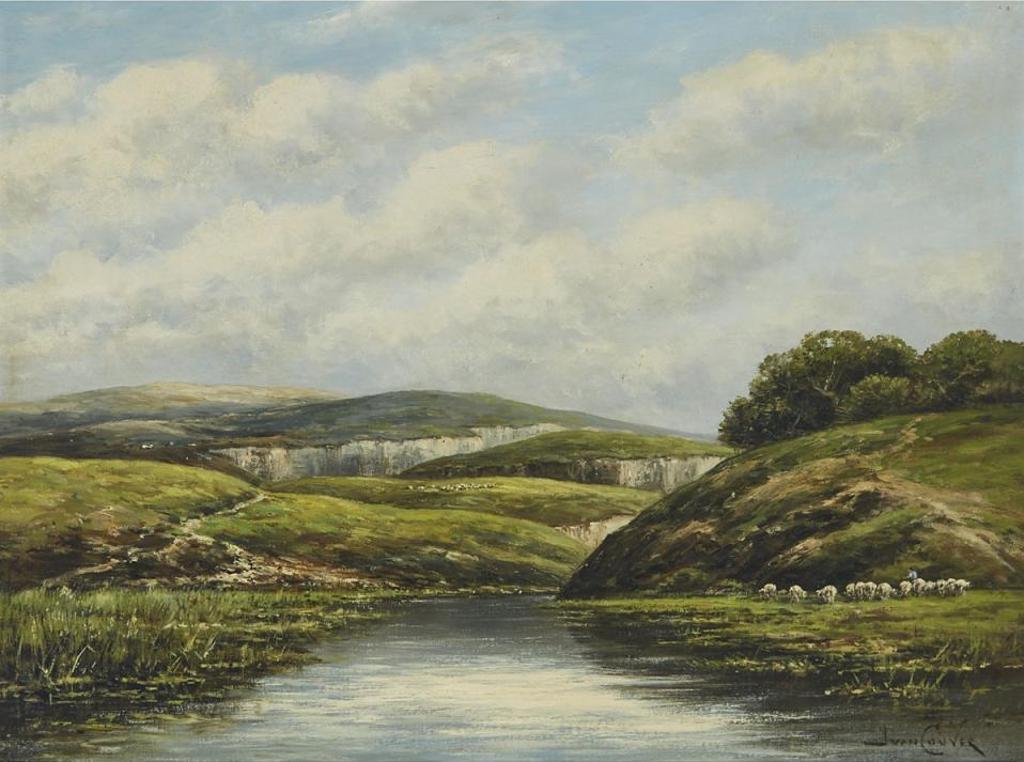 Hermanus Koekkoek II (1836-1909) - A Sussex Stream