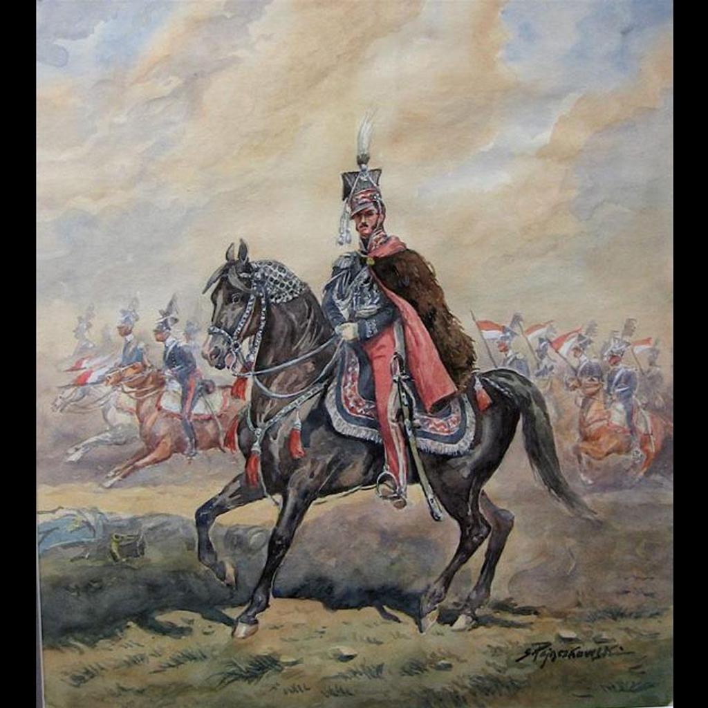 Stefan Pajaczkowski (1900-1978) - Ks. Jozef Poniatowski On Horseback