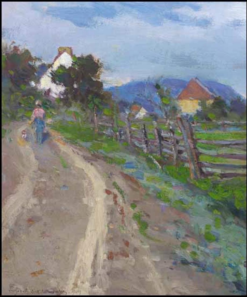Elizabeth Annie Mcgilllivray Knowles (1866-1928) - On the Beaupré Road, Quebec
