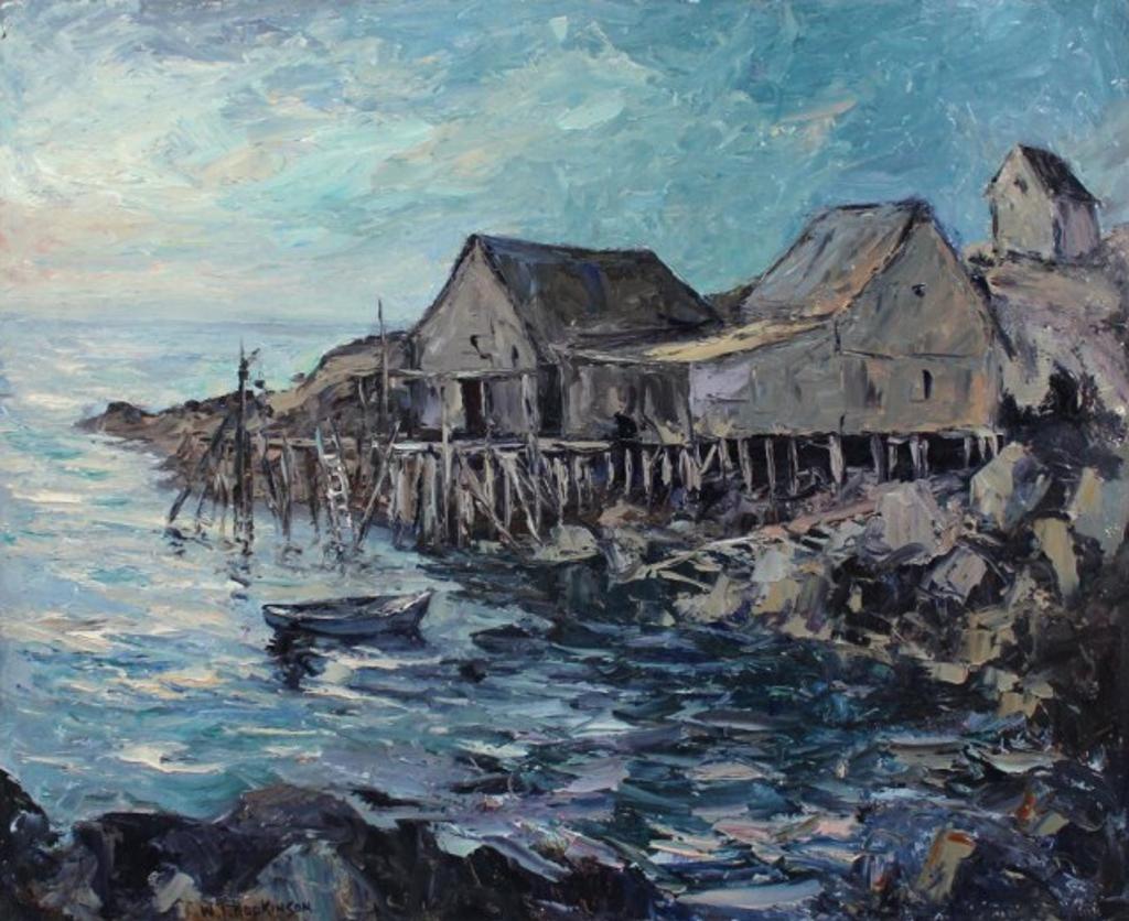 W.J. Hopkinson (1887-1970) - Evening Indian Harbour N.S