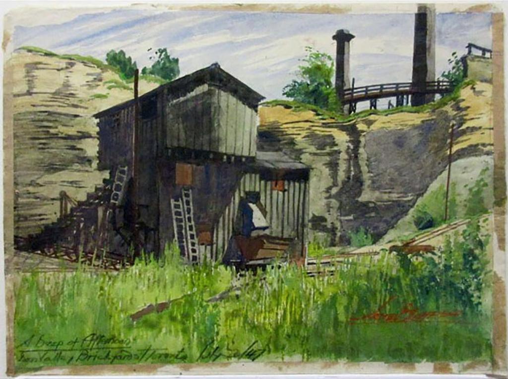 James Jerris Blomfield (1872-1951) - A Deep Of Afternoon - Don Valley Brickyards/Toronto July 20/47 & The Claypit - Don Valley Brickyards - Toronto July 20/47