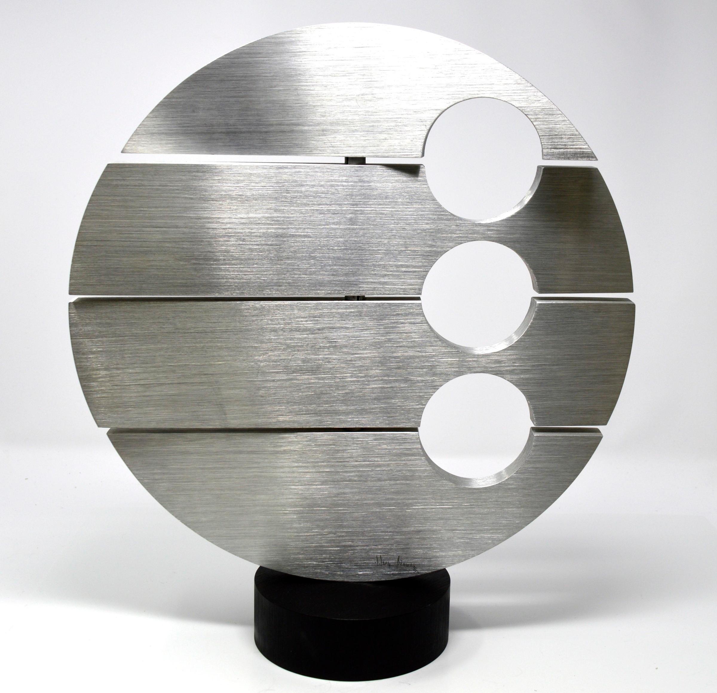 Jean Jacques Besner (1919-1993) - Aluminum rotating 4 piece modern sculpture