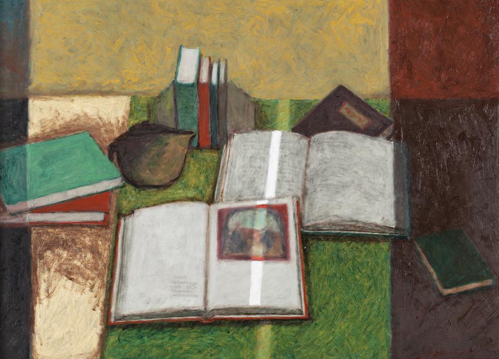 Pierre Lefebvre (1954) - Still Life with Books