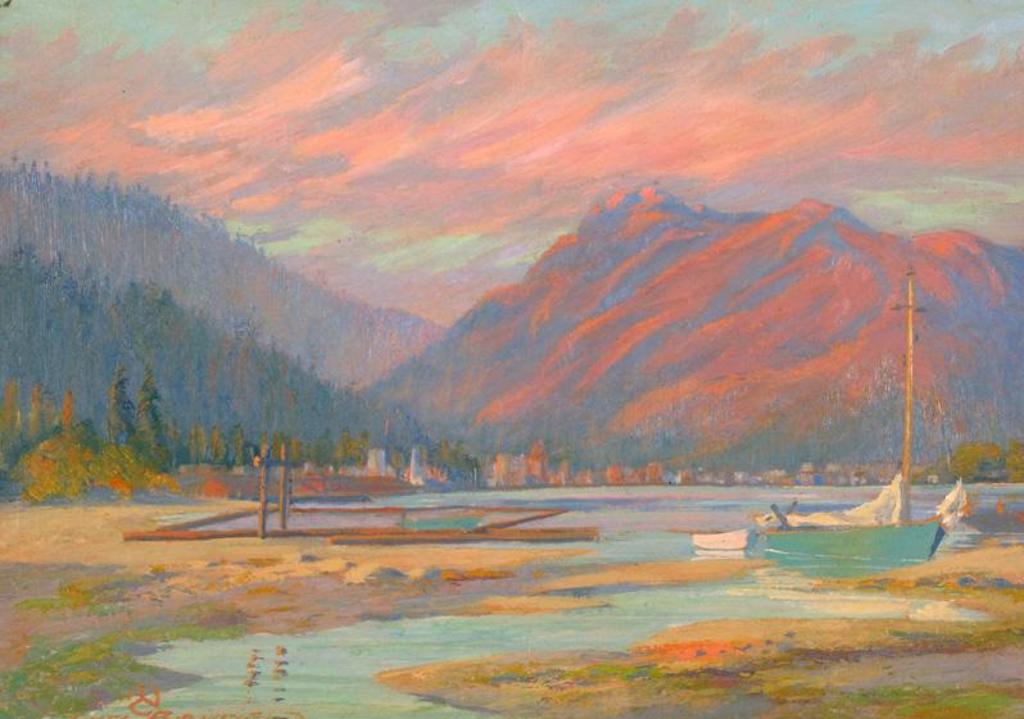 James Jerris Blomfield (1872-1951) - Low Tide On False Creek, Vancouver