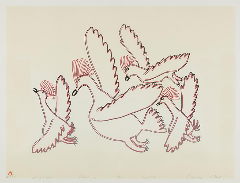 Pitseolak Ashoona (1904-1983) - Flurry of Birds