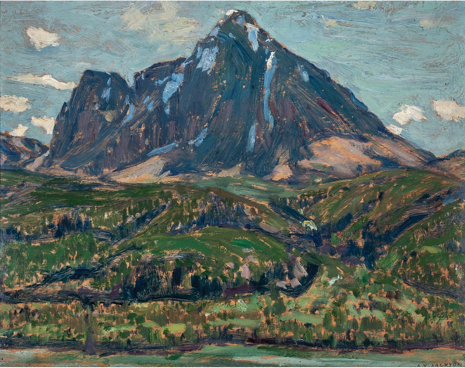 Alexander Young (A. Y.) Jackson (1882-1974) - Mount Pelee, Later Mount Fitzwilliam, 1914