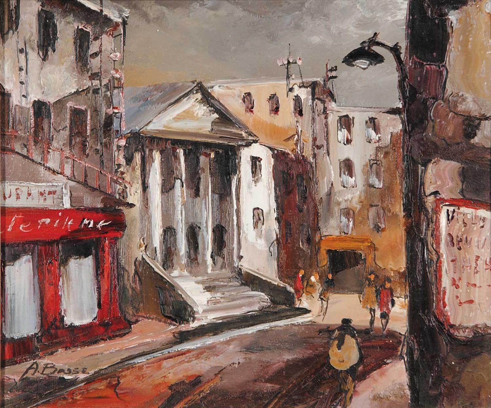 Andre Besse (1922-1972) - Rue Marche Place Royale Montreal