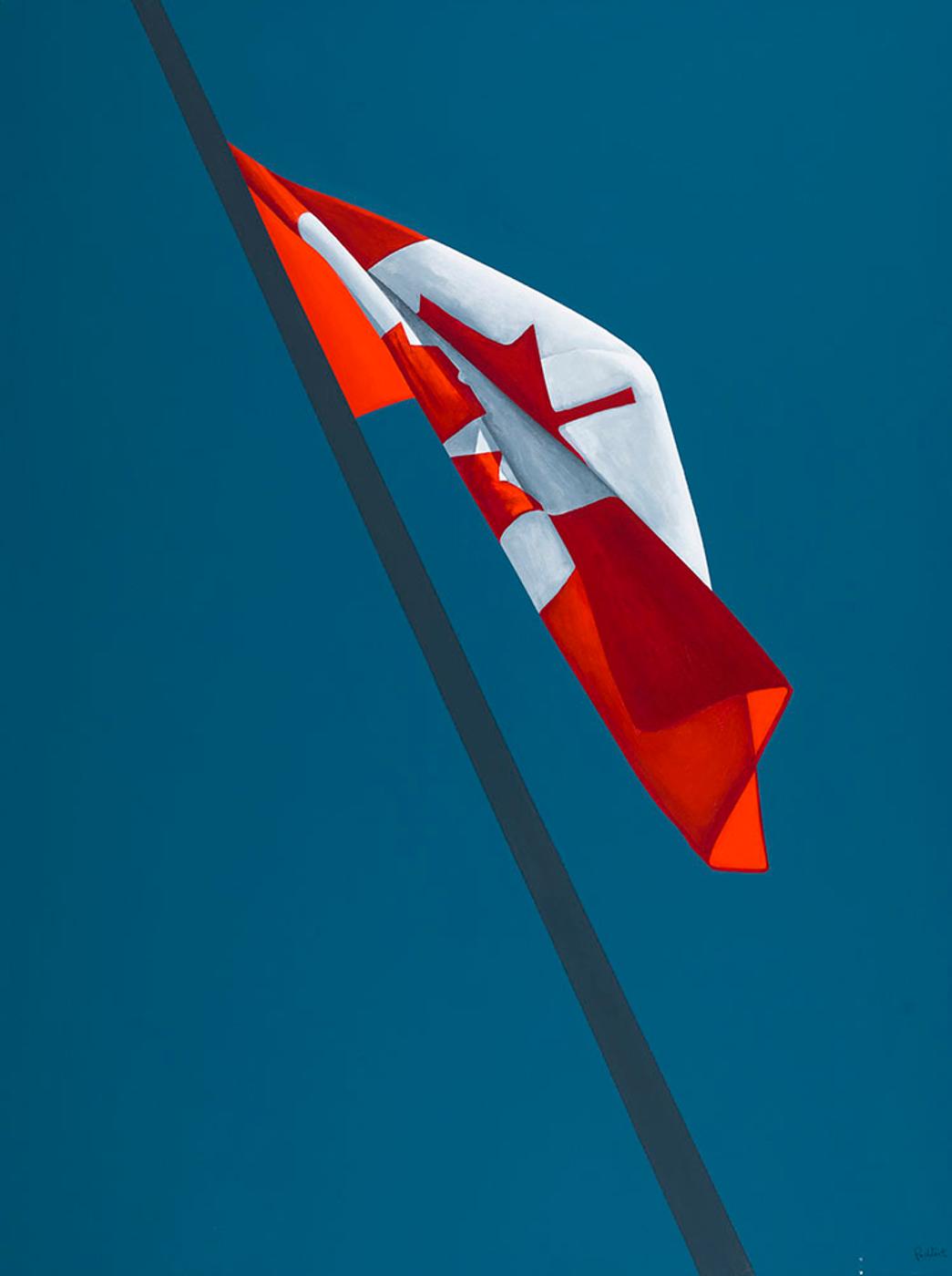 Charles Pachter (1942) - The Painted Flag