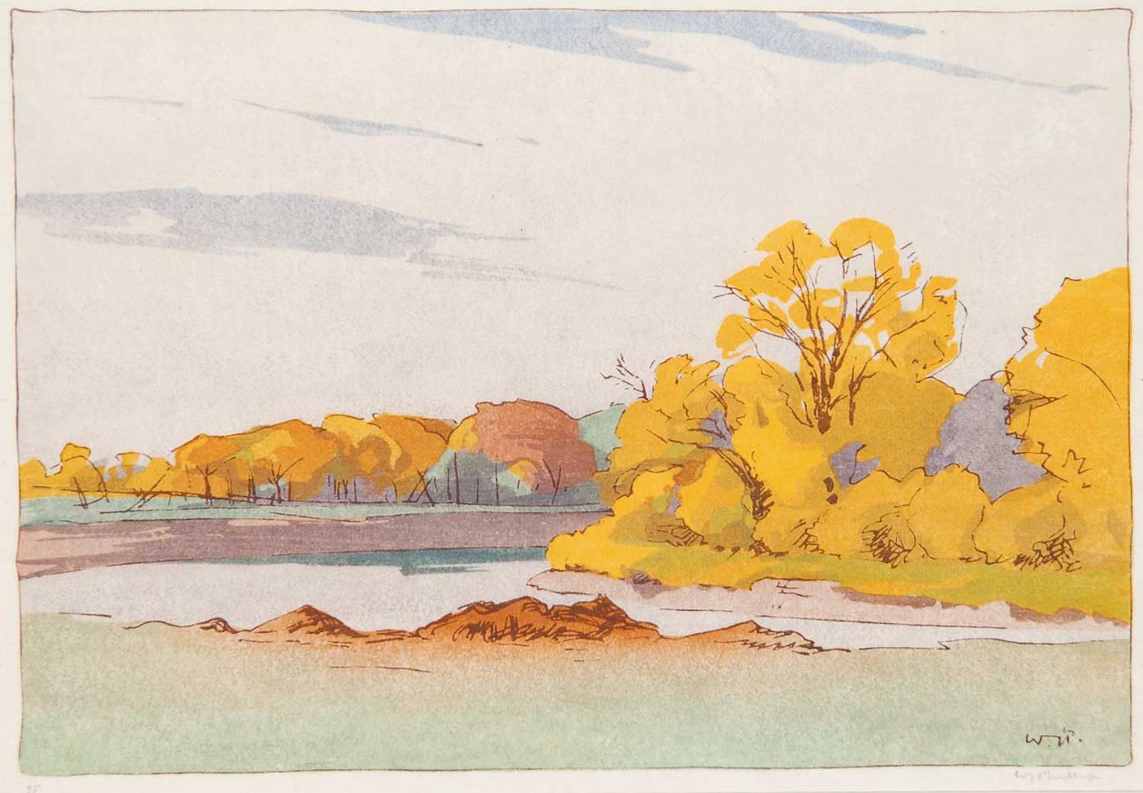 Walter Joseph (W.J.) Phillips (1884-1963) - Fall, Assiniboine River  #75
