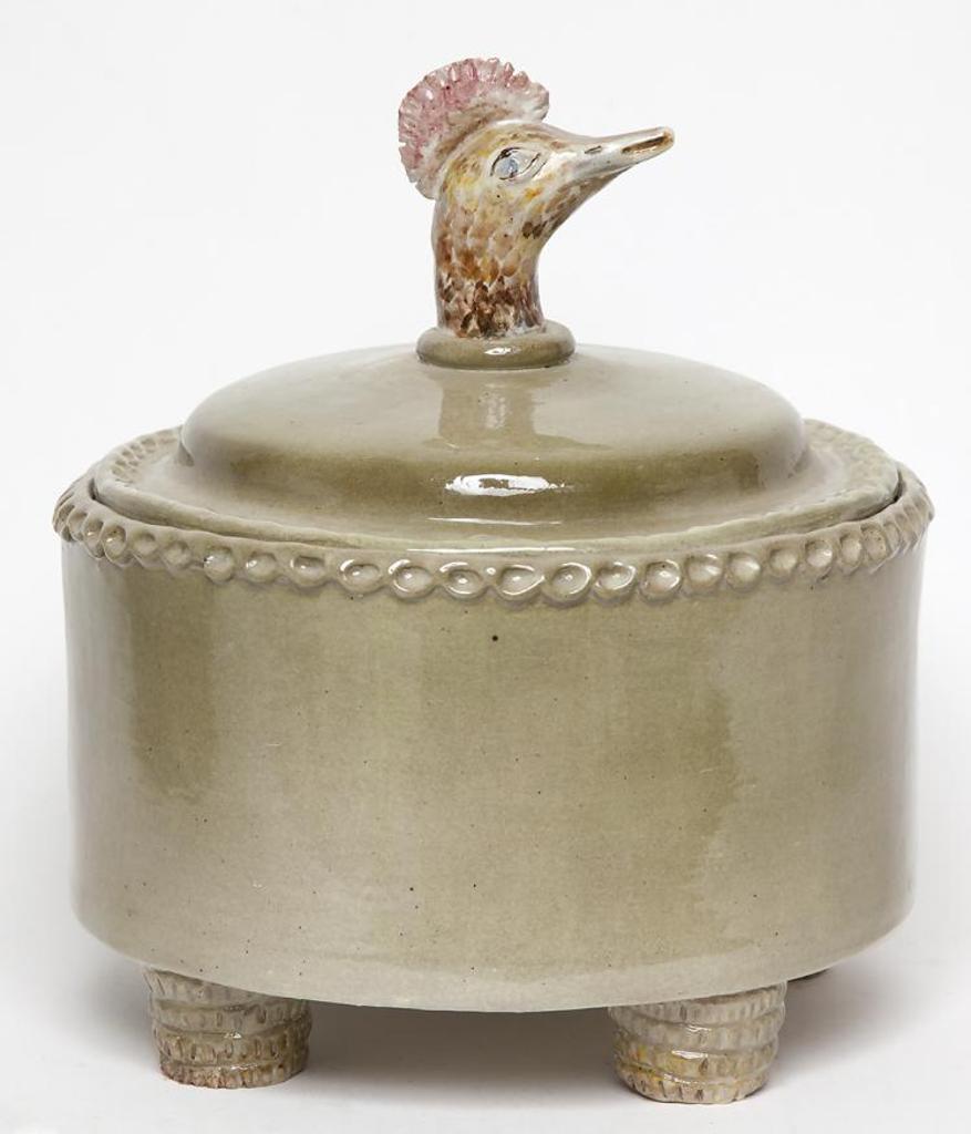 Maria Gakovic (1913-1999) - Untitled - Lidded Bowl With Bird Finial