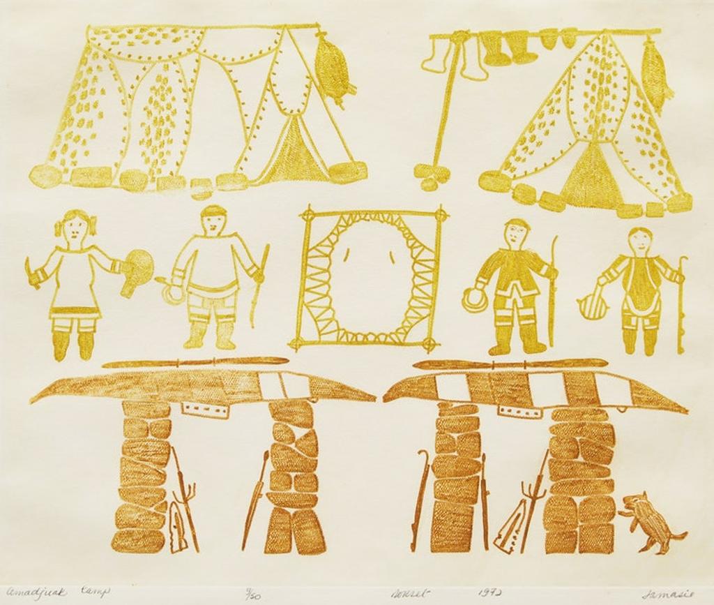 Jamasie Teevee (1910-1985) - Amadjuak Camp