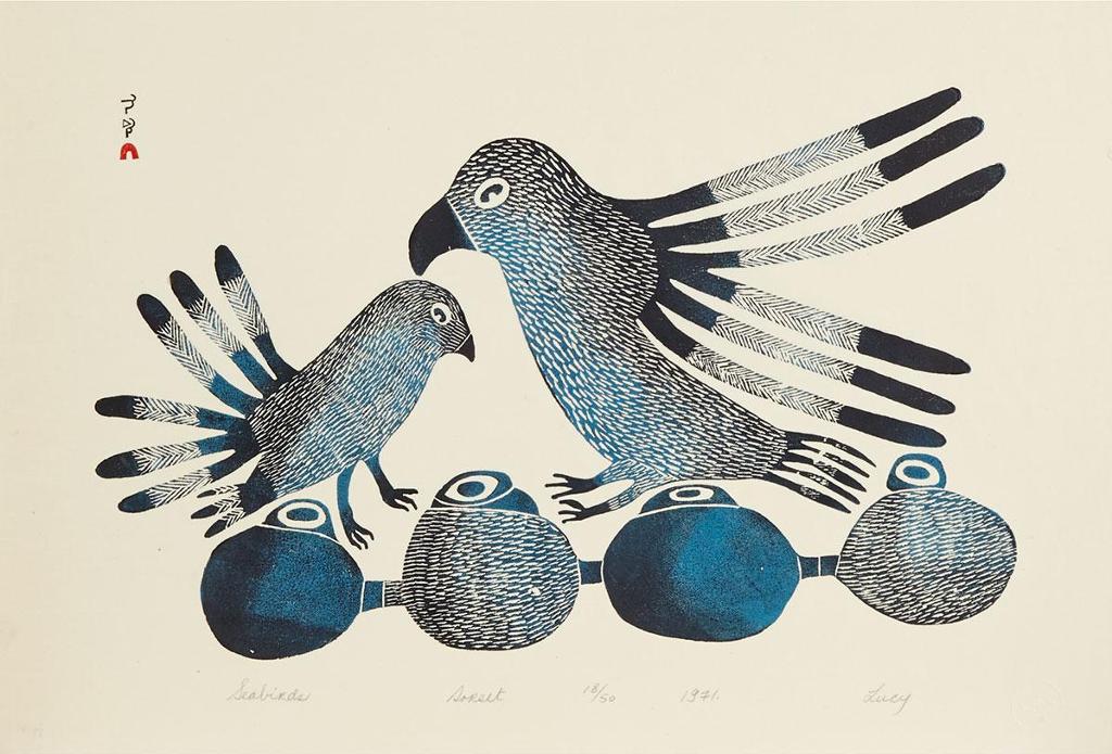 Lucy Qinnuayuak (1915-1982) - Sea Birds