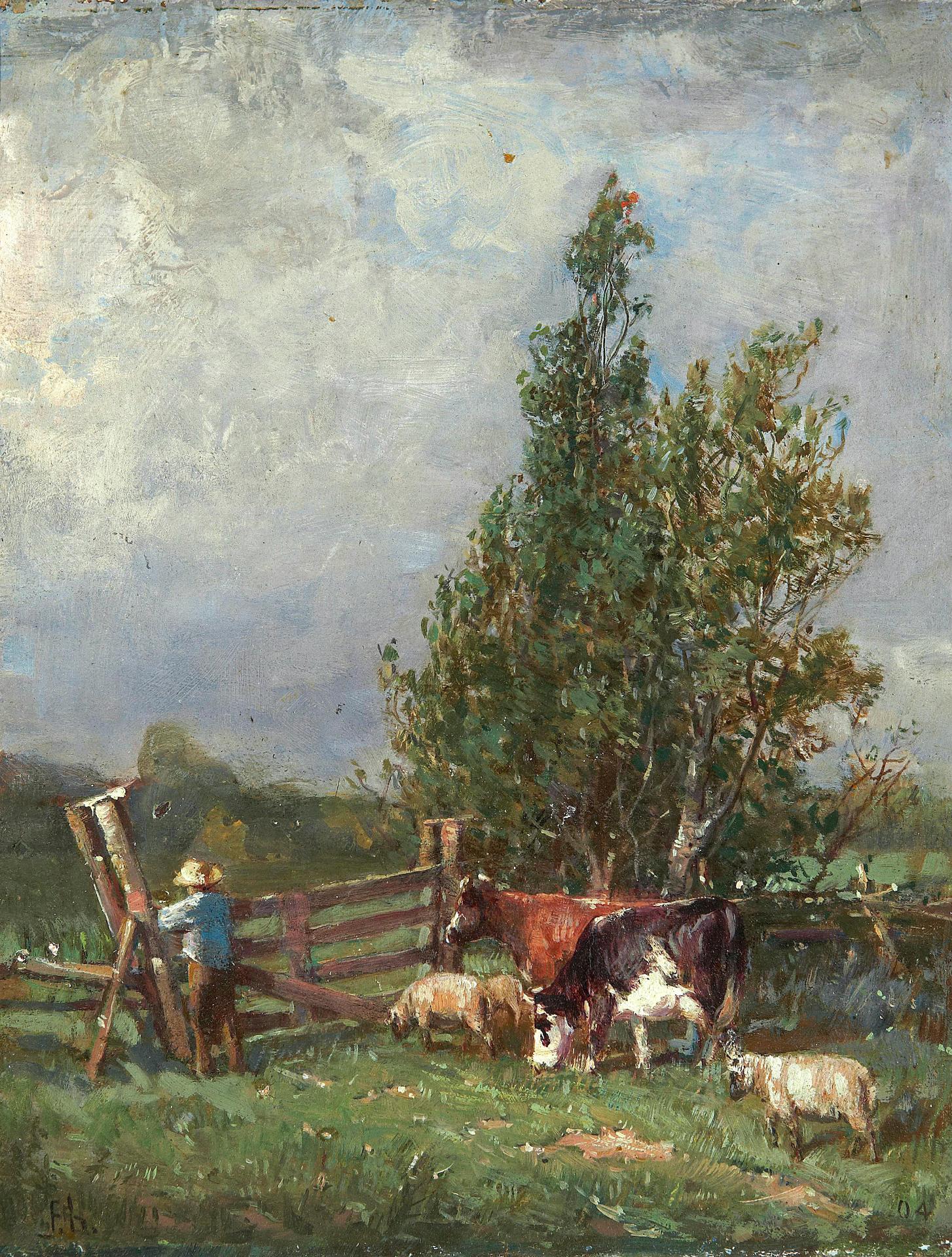 Peleg Franklin Frank Brownell (1857-1946) - Going to fresh pastures