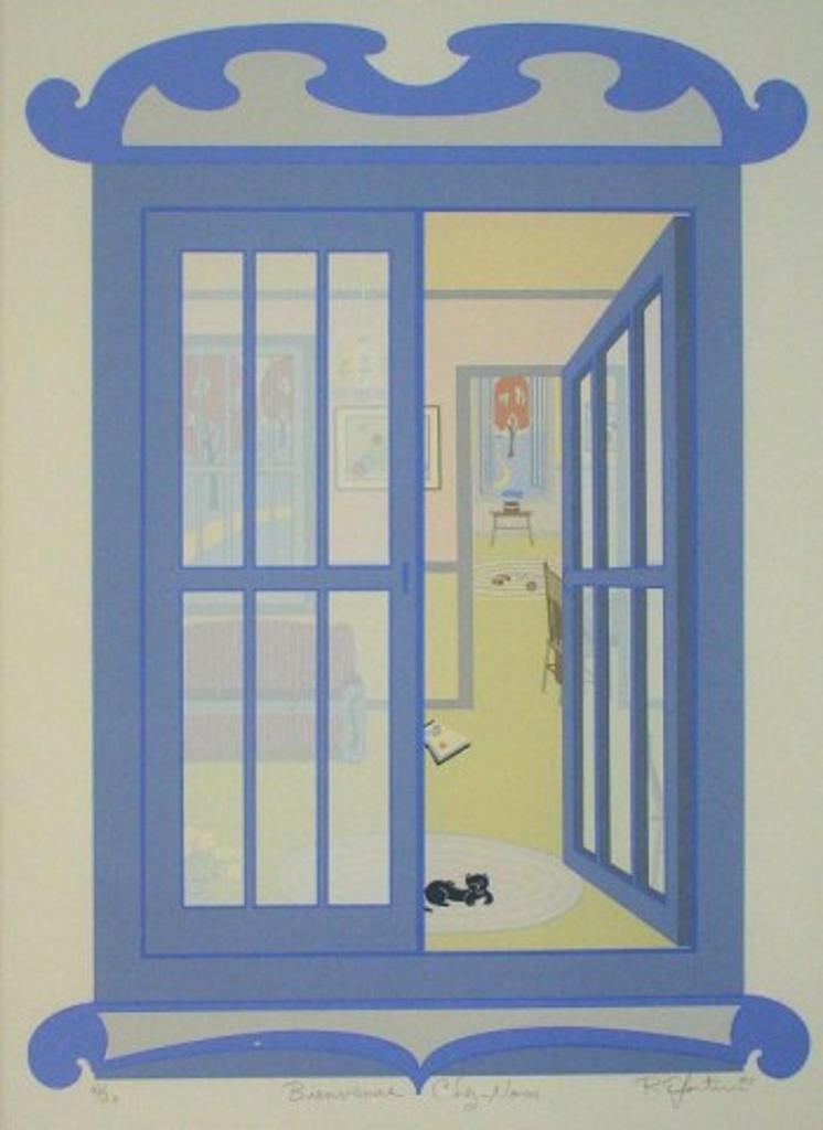 Robert E. Fortin (1949) - Bienvenous Chez-Nous, Serigraph