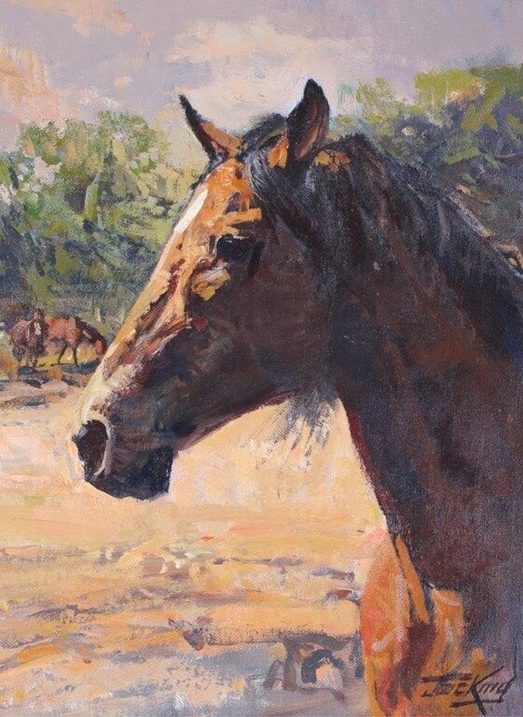 Jack [Jac] Elmo King (1920-1998) - Horses