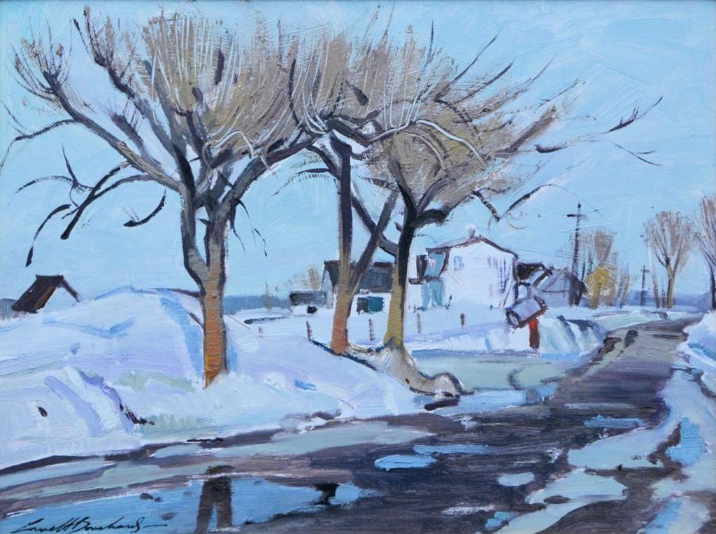 Lorne Holland George Bouchard (1913-1978) - Spring Road, Rang Saint-�ienne Quebec, March 9th 1962